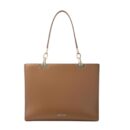 Classic Top-Handle Shoulder Bag - Caramel