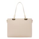 Classic Top-Handle Shoulder Bag - Ivory